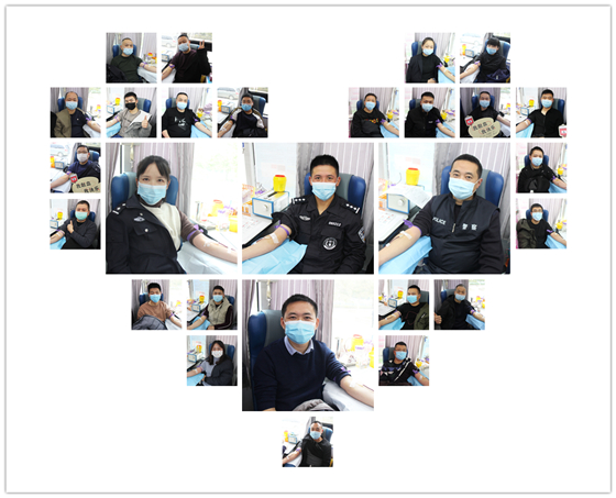 人民警察一心為民，捋袖捐血鐵血柔情——安康市公安局積極開展冬季獻(xiàn)血活動(dòng)